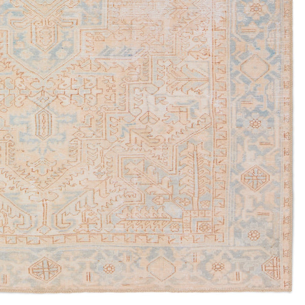 Jaipur Living Garcia Mabel Gar04 Powerloomed Machinemade 100% Polyester Traditional Medallion Indoor Rug Beige, Blue 100% Polyester, 50%Cot40%Poly10%Oth Rug157876