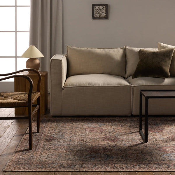 Jaipur Living Garcia Toreth Gar07 Powerloomed Machinemade 100% Polyester Traditional Trellis Indoor Rug Tan, Red 100% Polyester, Polyester Woven Canvas Rug160990