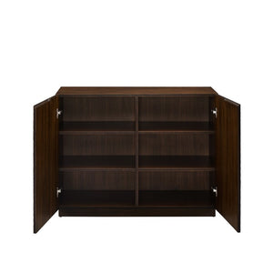 Greenington Avalon Solid Bamboo Console Sideboard with Soft Close Doors and Textured Front GAV001BL