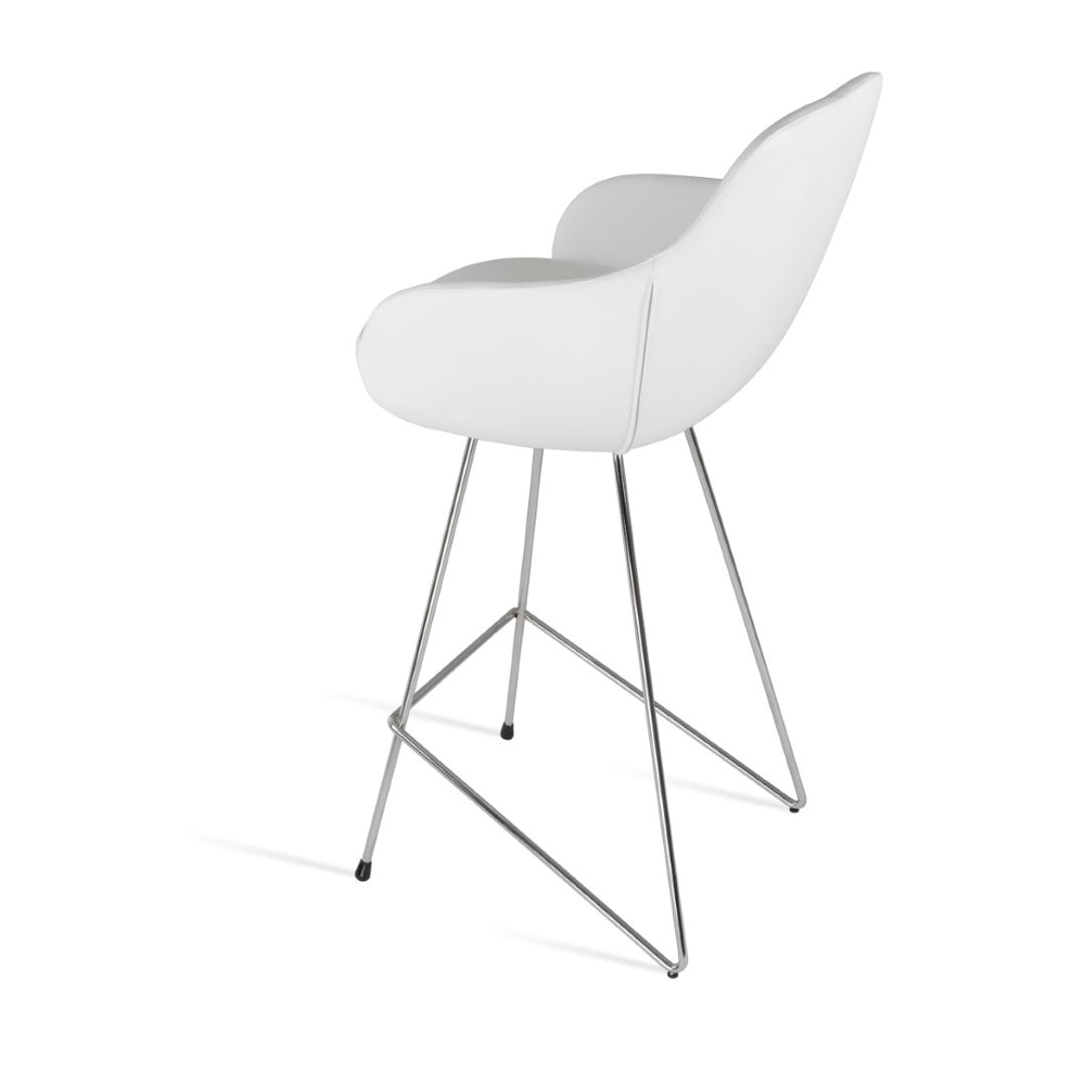 Soho Concept Gazel Arm Barstools & Counterstools - Stylish Chrome, Black, Brass Designs With 2-year Guarantee! Chrome,White  Soho-concept-dining-chair-06885