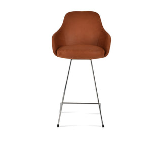 Soho Concept Gazel Arm Barstools & Counterstools - Stylish Upholstered Seating In Luxurious Fabrics & Finishes Chrome  Soho-concept-dining-chair-08739