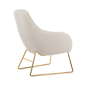 Soho Concept Gazel Arm - Premium Camira Blazer Wool Fabric With 10-year Guarantee, Chrome & White Design Gold,White  Soho-concept-dining-chair-13096