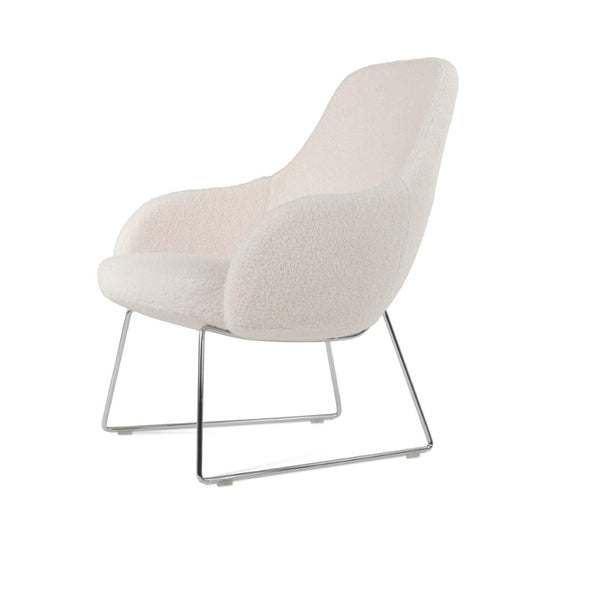 Soho Concept Gazel Arm - Premium Camira Blazer Wool Fabric With 10-year Guarantee, Chrome & White Design Chrome,White  Soho-concept-dining-chair-13095