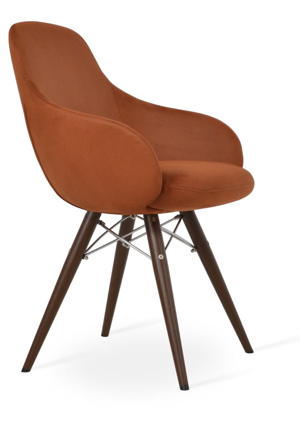Soho Concept Gazel Arm Mw Counter And Bar Chair – Stylish Upholstered Stools With 10-year Guarantee & Comfort Walnut  Soho-concept-dining-chair-03852