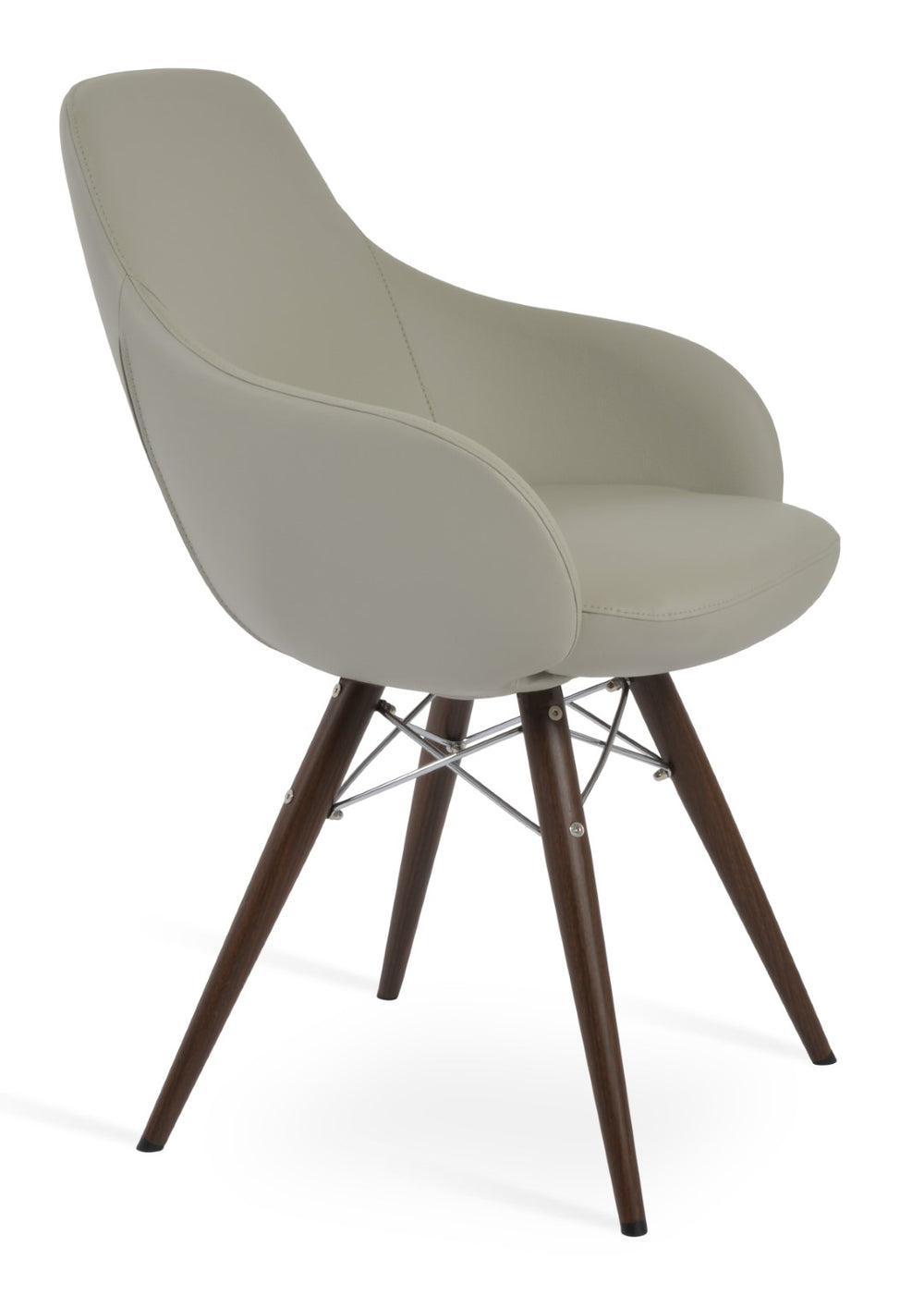 Soho Concept Gazel Arm Mw Counter & Bar Dining Chair – Stylish Leatherette Stools With Ergonomic Design, 2-year Warranty Black  Soho-concept-dining-chair-03946