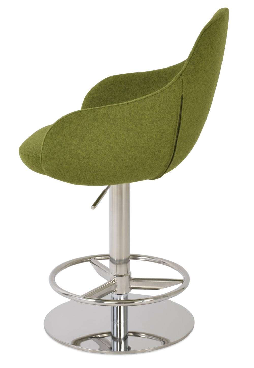 Soho Concept Gazel Adjustable Arm Barstools & Counterstools - Camira Blazer Wool, 10-year Guarantee & Comfort   Soho-concept-dining-chair-08769