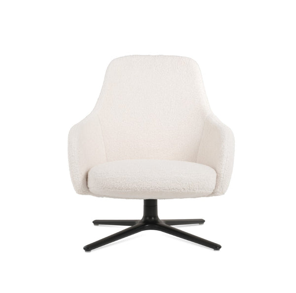Soho Concept Gazel Arm Office Chair - Premium Camira Wool & Boucle Fabric, 10-year Guarantee, Adjustable Comfort Black,White  Soho-concept-dining-chair-13091