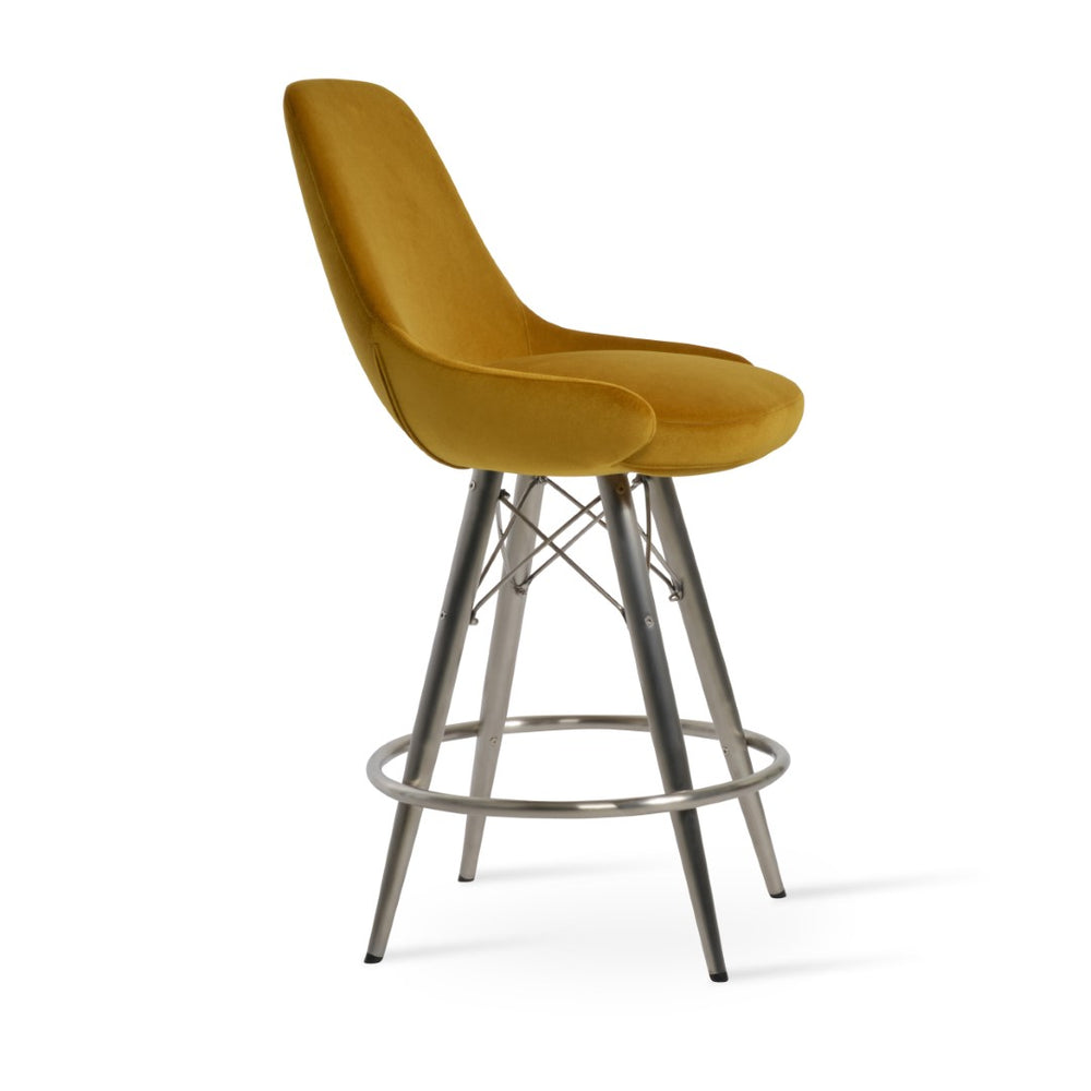 Soho Concept Gazel Mw Barstools & Counterstools - Customizable Fabrics, 300 Lb Capacity, 10-year Guarantee!   Soho-concept-dining-chair-08813