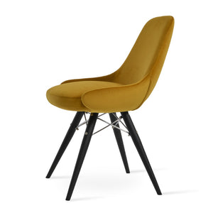 Soho Concept Gazel Mw Dining Chair - Premium Upholstery, Ergonomic Swivel, 10-year Guarantee, Modern Comfort Black  Soho-concept-dining-chair-04043