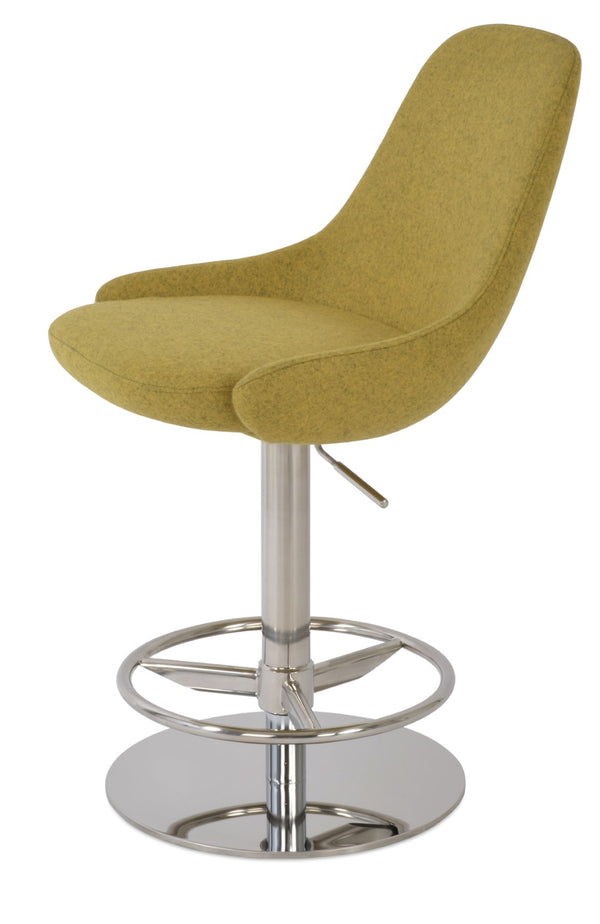 Soho Concept Gazel Adjustable Piston Barstools & Counterstools – Premium Camira Wool, 10-year Guarantee, Stylish Design   Soho-concept-dining-chair-08834