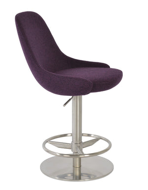 Soho Concept Gazel Adjustable Piston Barstools & Counterstools – Premium Camira Wool, 10-year Guarantee, Stylish Design   Soho-concept-dining-chair-08836