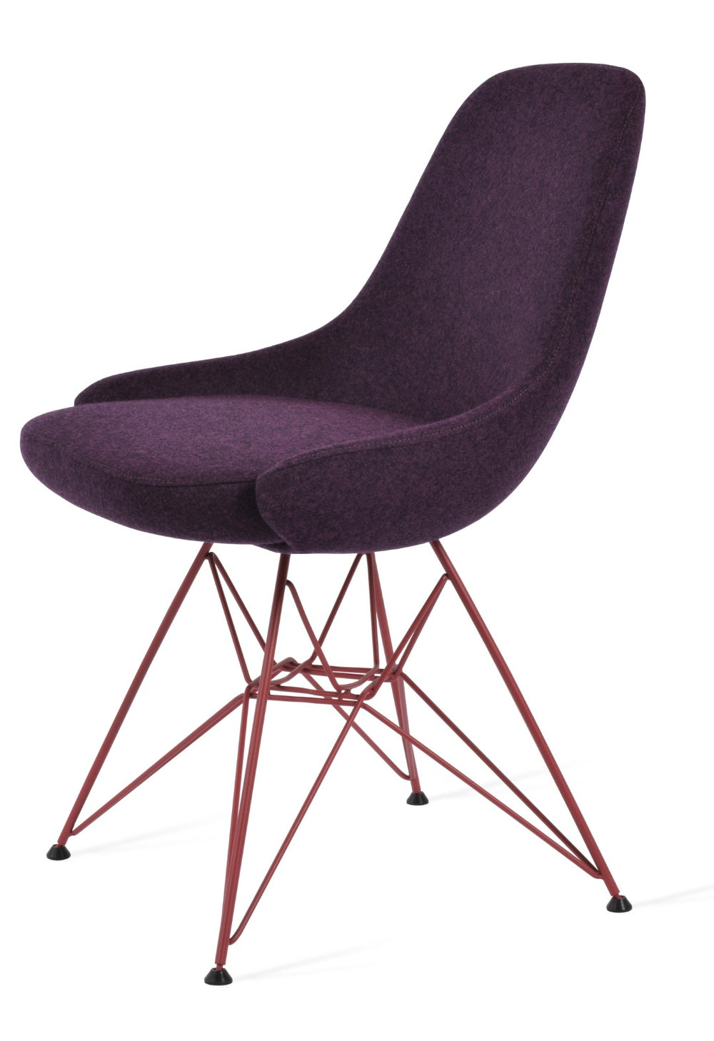 Soho Concept Gazel Tower Armchair Dining Chair In Camira Era Fabric - Stylish, Durable, 10-year Guarantee! Red  Soho-concept-dining-chair-04195