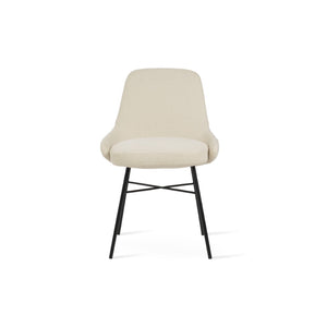 Soho Concept Gazel Cross Dining Chair - Stylish Boucle, Velvet & Nubuck Fabrics With 10-year Guarantee, Turquoise Black,White  Soho-concept-dining-chair-04027