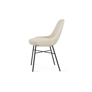 Soho Concept Gazel Cross Dining Chair - Stylish Boucle, Velvet & Nubuck Fabrics With 10-year Guarantee, Turquoise Black,White  Soho-concept-dining-chair-04027