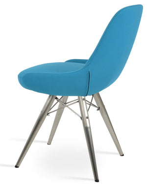 Soho Concept Gazel Mw Dining Chair - Premium Upholstery, Ergonomic Swivel, 10-year Guarantee, Modern Comfort Turquoise  Soho-concept-dining-chair-04070
