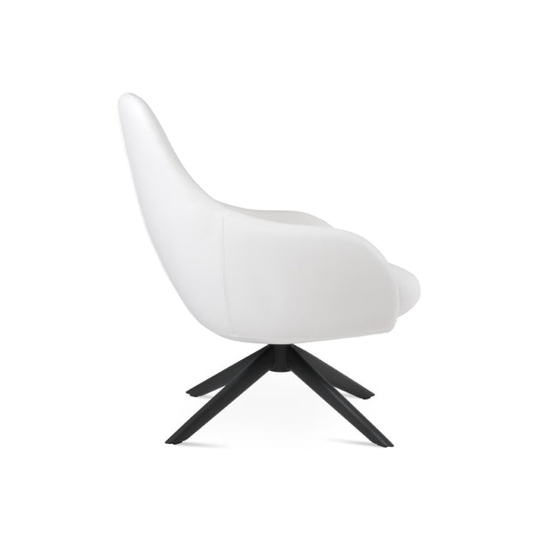 Soho Concept Gazel Sword (Ppm-fr) - Premium Leatherette, Soft Black & White Design With 2-year Warranty Included Black,White  Soho-concept-dining-chair-13088