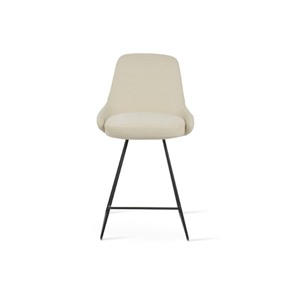 Soho Concept Gazel Wire Barstools & Counterstools - Luxurious Upholstery, 10-year Guarantee, Stylish Finishes! Black,White  Soho-concept-dining-chair-08663