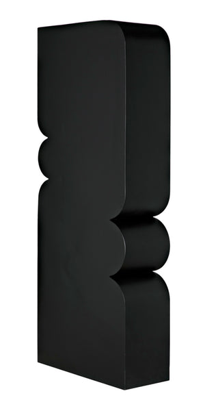 Noir Atomic Bookcase - Sculptural Metal Design with Industrial Strength, Perfect for Modern Interiors GBCS250MTB