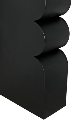 Noir Atomic Bookcase - Sculptural Metal Design with Industrial Strength, Perfect for Modern Interiors GBCS250MTB