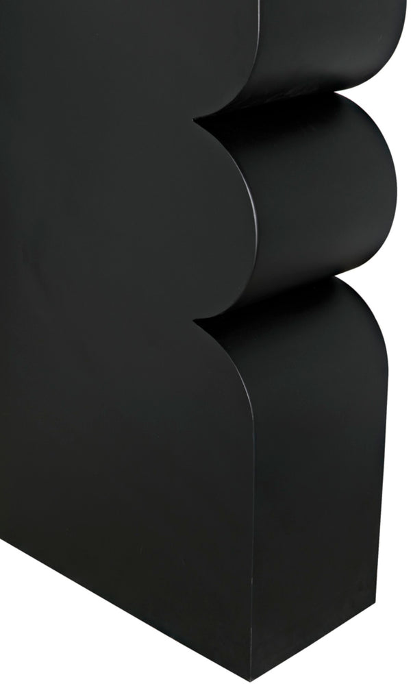 Noir Atomic Bookcase - Sculptural Metal Design with Industrial Strength, Perfect for Modern Interiors GBCS250MTB