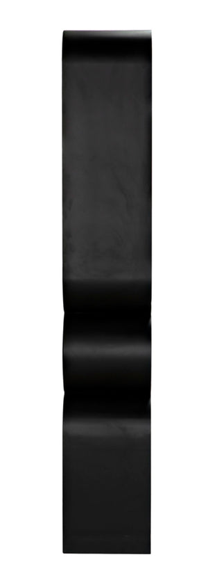 Noir Atomic Bookcase - Sculptural Metal Design with Industrial Strength, Perfect for Modern Interiors GBCS250MTB