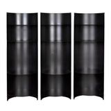 Fassbender Bookcase Set of 3 GBCS260MTB-3 Matte Black Noir