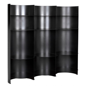 Fassbender Bookcase Set of 3 GBCS260MTB-3 Matte Black Noir