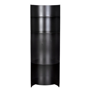 Noir Fassbender Bookcase Set of 3 - Industrial-Style Storage Solution for Modern Living & Workspace Decor GBCS260MTB-3