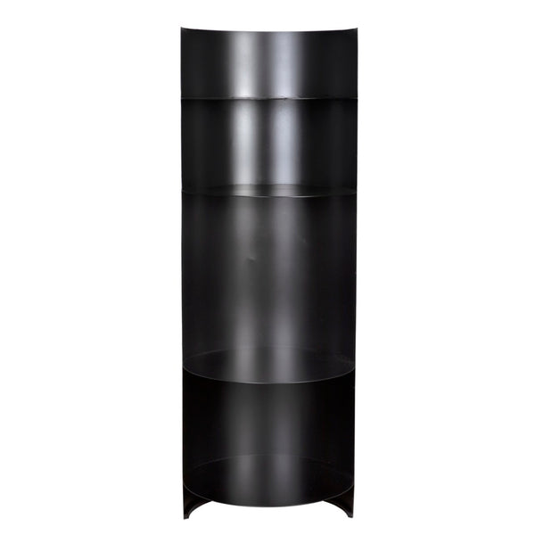 Noir Fassbender Bookcase Set of 3 - Industrial-Style Storage Solution for Modern Living & Workspace Decor GBCS260MTB-3