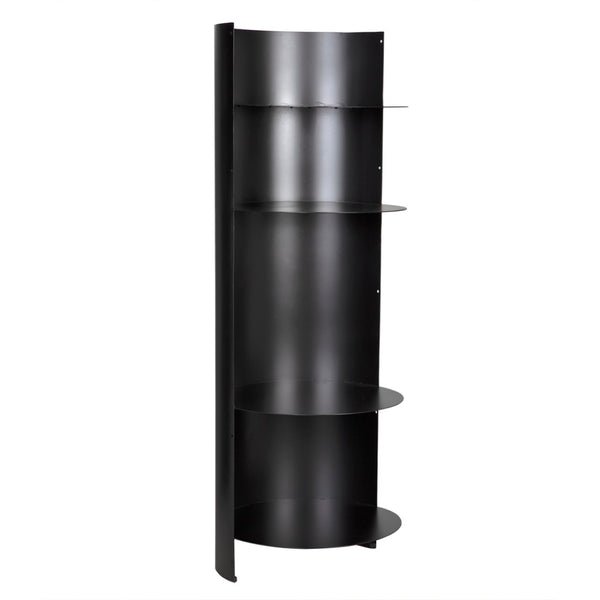 Noir Fassbender Bookcase Set of 3 - Industrial-Style Storage Solution for Modern Living & Workspace Decor GBCS260MTB-3