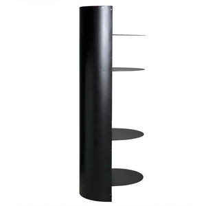 Noir Fassbender Bookcase Set of 3 - Industrial-Style Storage Solution for Modern Living & Workspace Decor GBCS260MTB-3