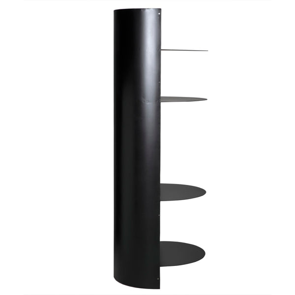 Noir Fassbender Bookcase Set of 3 - Industrial-Style Storage Solution for Modern Living & Workspace Decor GBCS260MTB-3