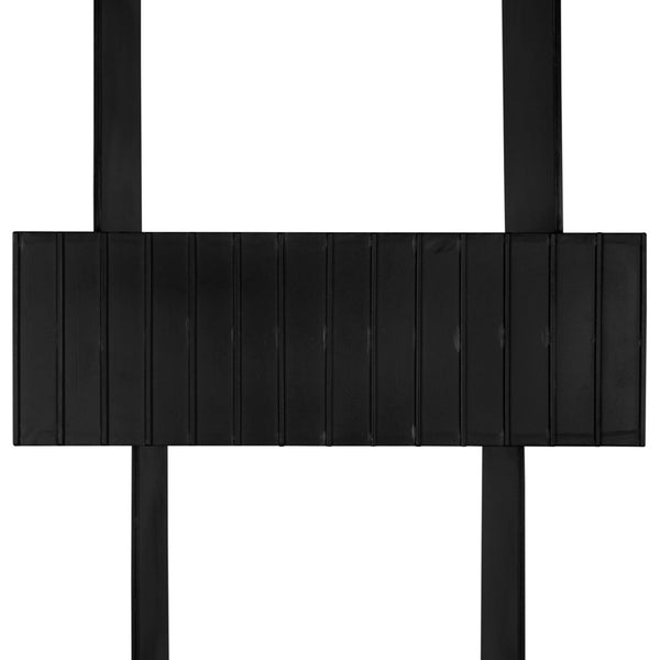 Noir Fujimoto Bookcase - Minimalist Matte Black Iron Shelving for Modern Living Rooms & Home Offices GBCS265MTB