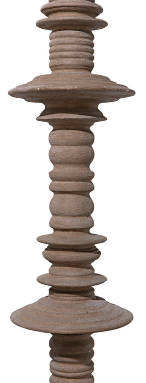 Noir Ferret Bed: Luxurious Hand-Carved Mahogany Design for Timeless Elegance and Lasting Comfort Weathered Cal-King GBED109CKWEA