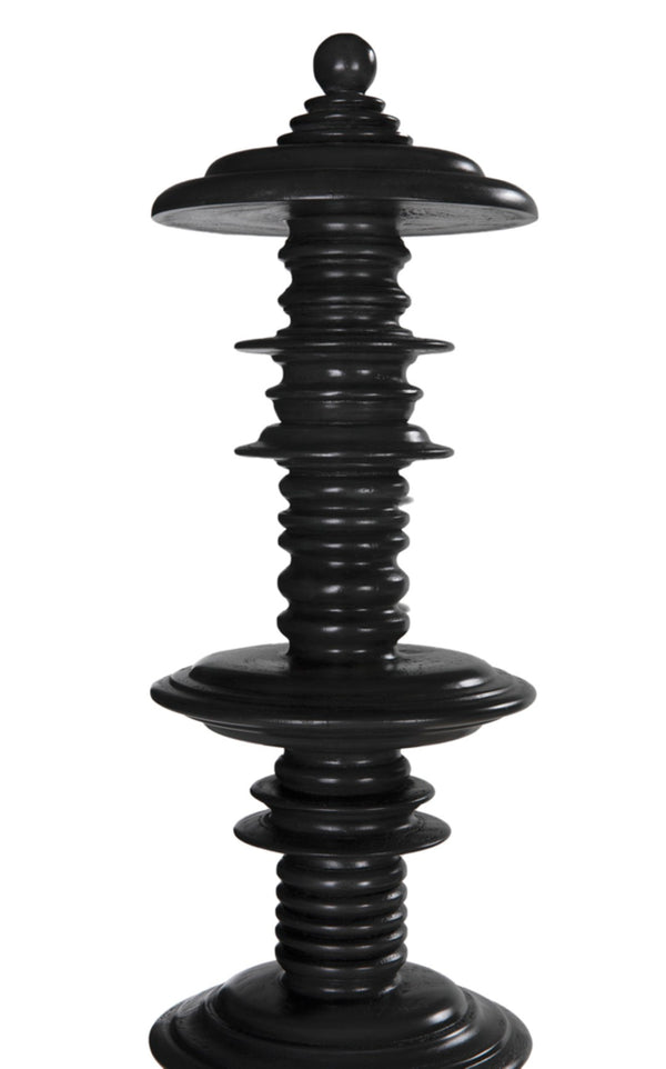 Noir Ferret Bed: Luxurious Hand-Carved Mahogany Design for Timeless Elegance and Lasting Comfort Pale Eastern King GBED109EKP