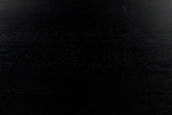 Noir Ferret Bed: Luxurious Hand-Carved Mahogany Design for Timeless Elegance and Lasting Comfort Hand Rubbed Black Queen GBED109QHB