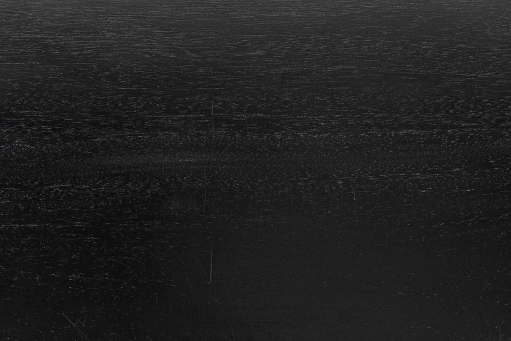 Noir Bachelor Bed, Eastern King - Artisan Hand-Carved Black Mahogany Frame for Timeless Elegance GBED112EKHB