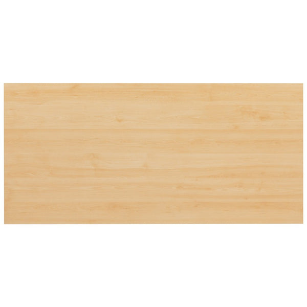 English Elm Tiverton Industrial Modern Desk - Versatile Commercial Grade Office Workstation for Home & Office Use Maple Top/Black Frame 47.25"L GC-GF156-12-MAP-BK-GG