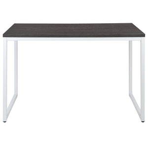 English Elm Kimberly Industrial Modern Desk - 47" Office Computer Workstation with Rustic Gray & White Finish GC-GF156W-12-GRY-GG