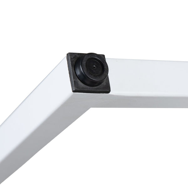 English Elm Kimberly Industrial Modern Desk - 47" Office Computer Workstation with Rustic Gray & White Finish GC-GF156W-12-GRY-GG