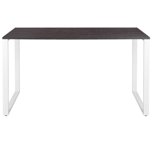 English Elm Kimberly Modern Industrial-Style Desk - Sturdy Home Office Workspace with Rustic Gray Finish - 55” GC-GF156W-14-GRY-GG