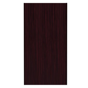 English Elm Dell Commercial Grade Trash Receptacle Enclosure with Tray Shelf and 8" Drop Hole for Easy Waste Access Mahogany GC-M-196-MAH-GG