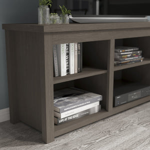 English Elm Kilead Farmhouse TV Stand for Up to 80" TVs - Stylish Engineered Wood Media Console with Open Storage Espresso 65" GC-MBLK66-ESP-GG