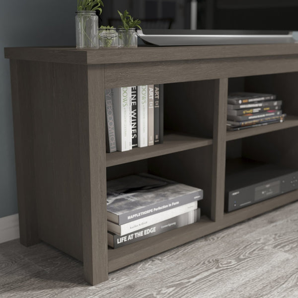 English Elm Kilead Farmhouse TV Stand for Up to 80" TVs - Stylish Engineered Wood Media Console with Open Storage Espresso 65" GC-MBLK66-ESP-GG