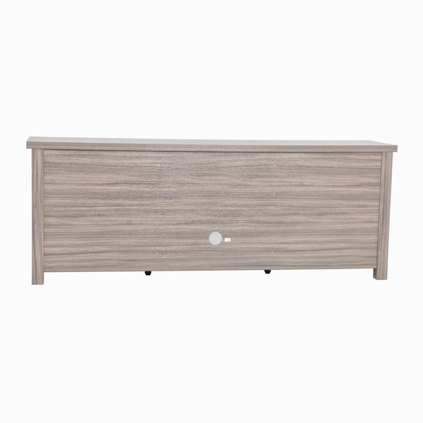 English Elm Kilead Farmhouse TV Stand for Up to 80" TVs - Stylish Engineered Wood Media Console with Open Storage Gray Wash Oak 65" GC-MBLK66-GY-GG