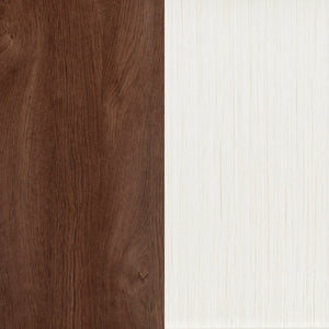 English Elm Charlotte Modern Farmhouse Barn Door TV Stand - Stylish Entertainment Center with Ample Storage Space White 59" GC-MBLK67-WH-GG