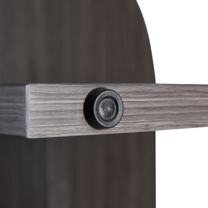 English Elm Jones Oval Conference Table - Elegant Racetrack Design for Professional Meetings & Collaborative Spaces Rustic Gray 35"W x 72"D x 29.5"H GC-TL1035-GRY-GG