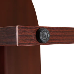 English Elm Jones Oval Conference Table - Elegant Racetrack Design for Professional Meetings & Collaborative Spaces Mahogany 35"W x 72"D x 29.5"H GC-TL1035-MHG-GG