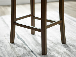 Greenington Tulip Solid Bamboo Counter Stools Sculptural Organic Modern Seating for Kitchen Dining Black Walnut GC0602CSBL