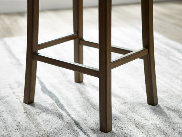 Greenington Tulip Solid Bamboo Counter Stools Sculptural Organic Modern Seating for Kitchen Dining Black Walnut GC0602CSBL